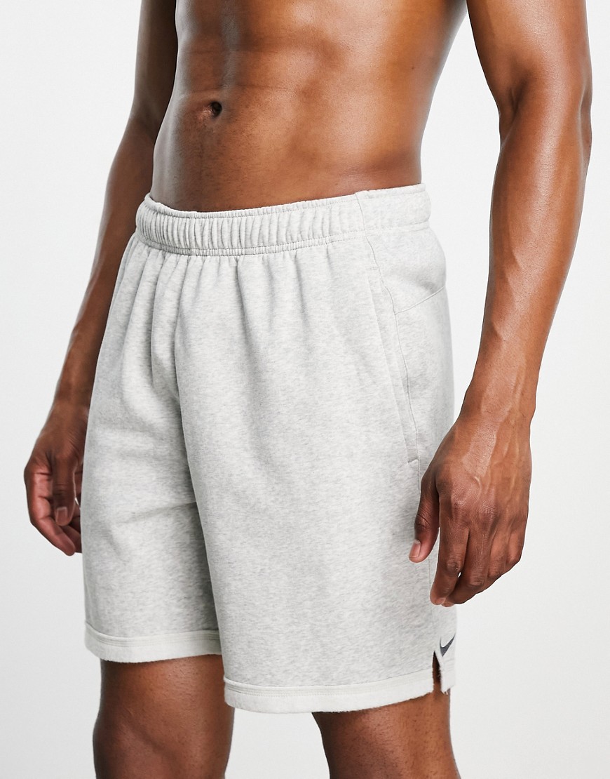 Nike Yoga Therma-FIT shorts in grey