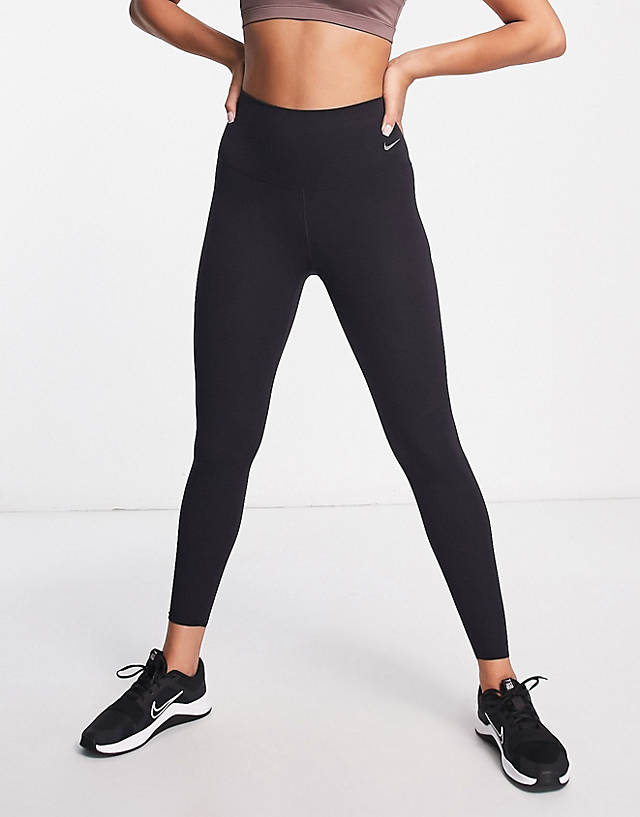 Nike Training - Nike Yoga Zenvy Dri-FIT low impact 7/8 leggings in black
