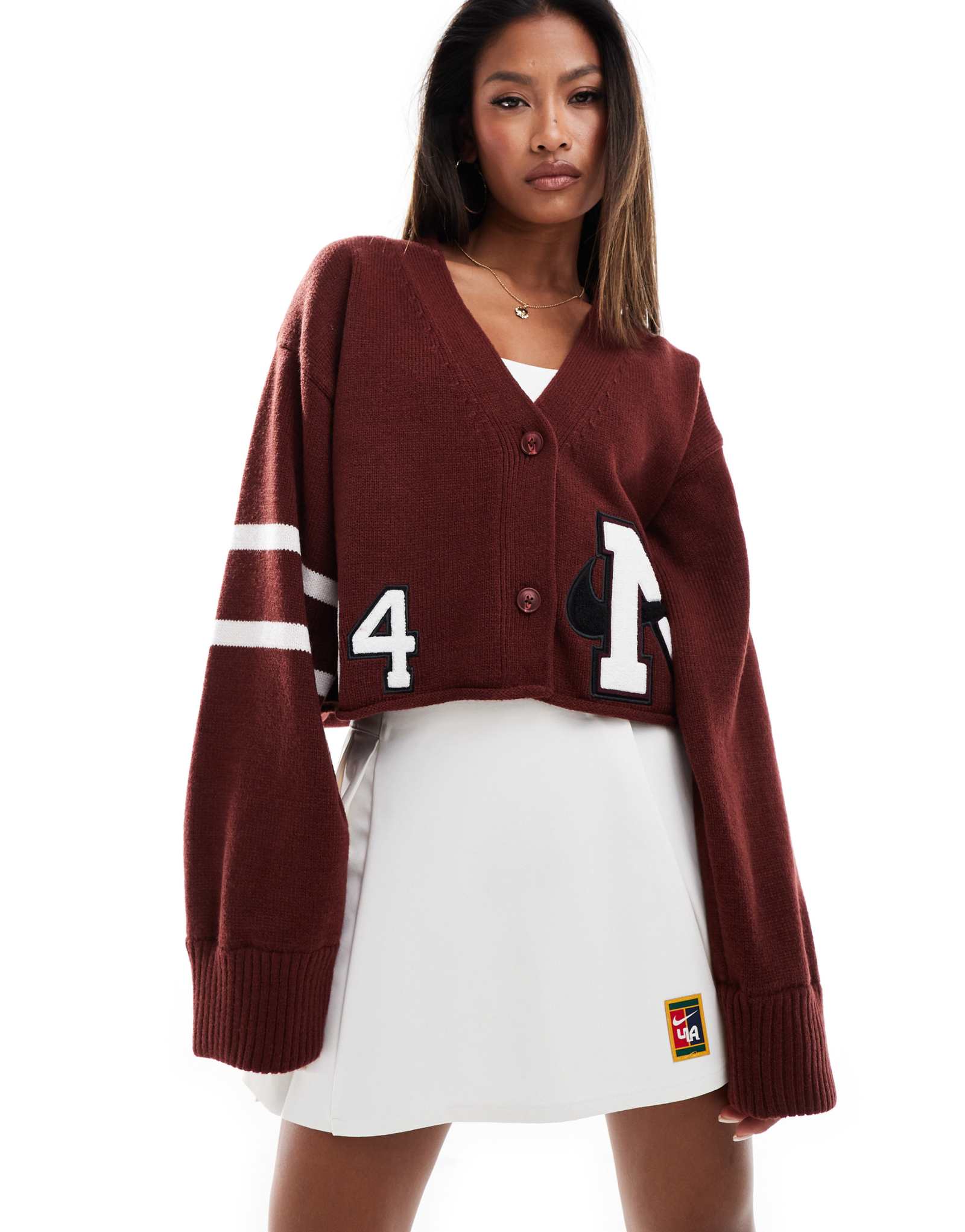 Кардиган Nike YOON бордового цвета 24790₽