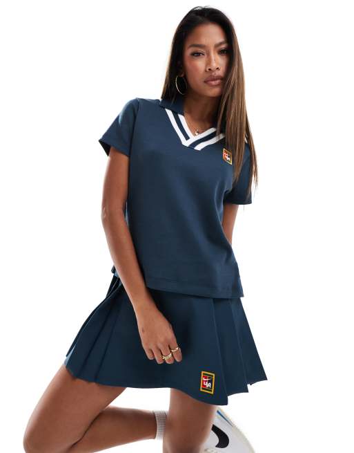 Nike YOON polo shirt in navy 