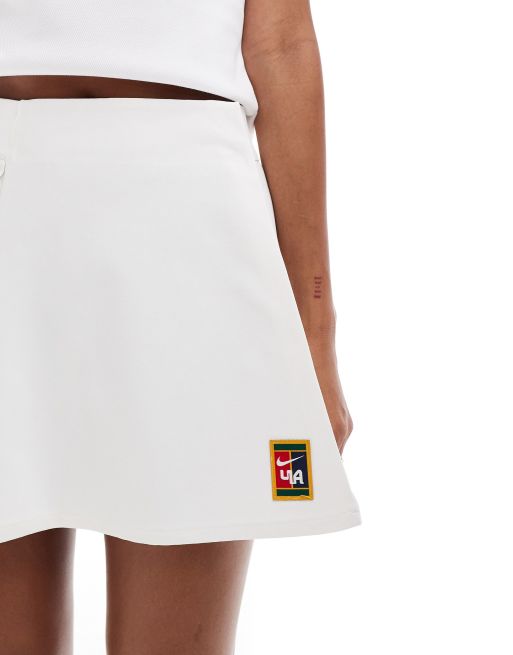 ミニスカート [Nike Women by YOON] White Skirt Nike YOON skirt in white | ASOS