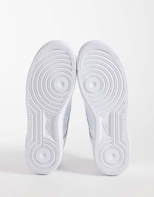 Nike - zapatillas Air Force 1 '07 LV8 con detalle de estrella en blanco, 5 de 5