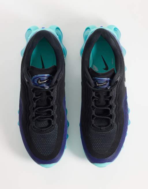 Nike - zapatillas Air Liquid Max en negro y azul, 3 de 5