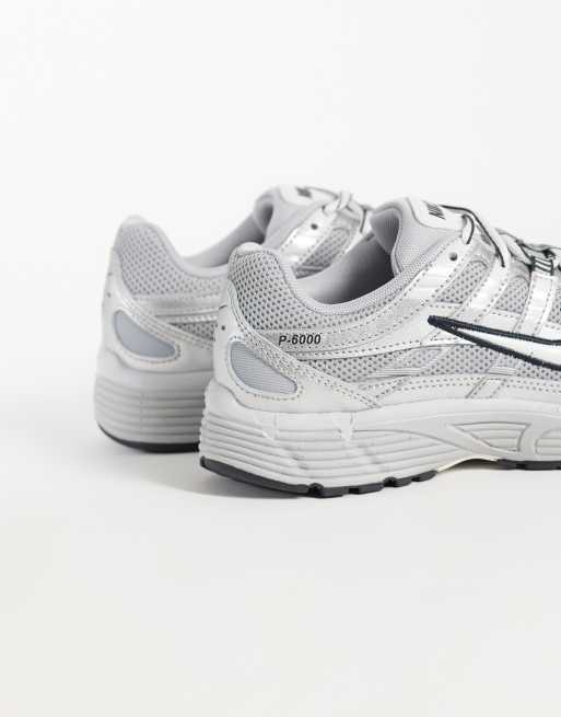 Nike zapatillas de deporte en gris y plateado metalizado, 2 de 5