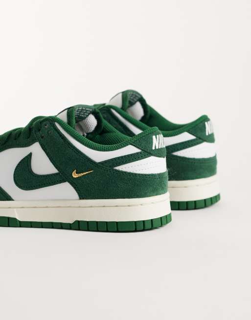 Nike zapatillas de deporte en verde oscuro y blanco, 5 de 5
