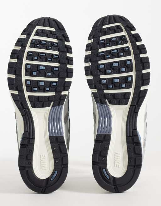 Nike - zapatillas de deporte P-6000 Premium en gris claro y blanco roto, 5 de 5