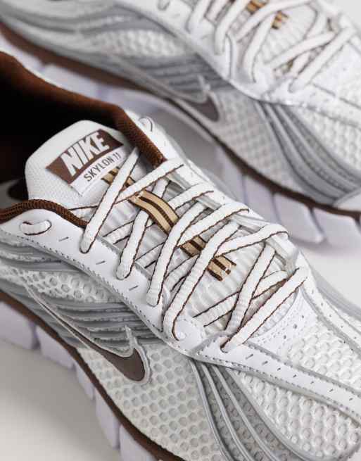 Nike - zapatillas de deporte Zoom Skylon 11 en blanco y marrón, 4 de 5