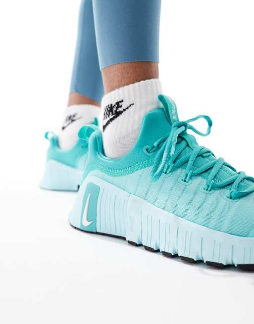 Nike - zapatillas de entrenamiento Free Metcon 6 en turquesa, 2 de 5