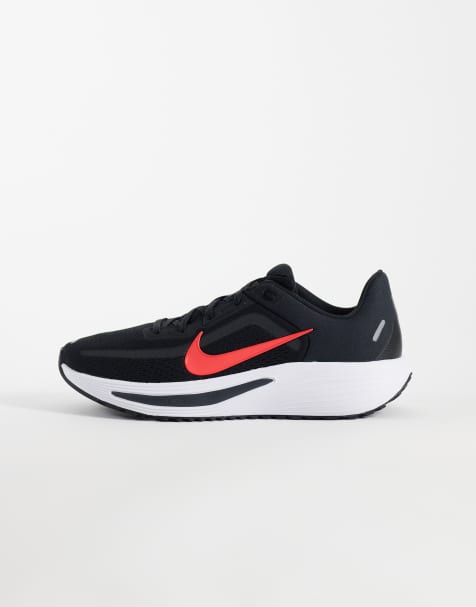 Nike - zapatillas de running Quest 7 en negro y rojo - view 1