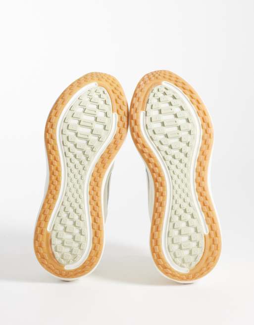 Nike - zapatillas de running Vomero Plus en blanco roto y plateado, 5 de 5