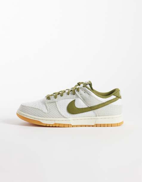 Nike - zapatillas Dunk Low Retro en blanco roto y caqui - view 1