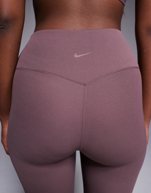 Nike Zenvy high rise leggings in light brown, 2 of 5