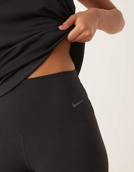 Nike Zenvy Training high waisted 7/8 leggings in black, 3 of 5