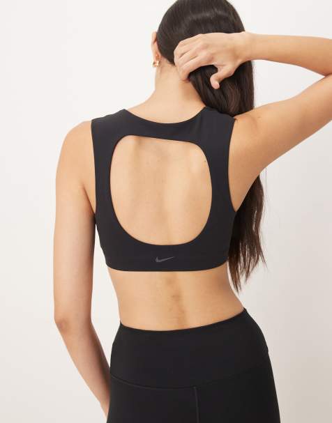 Nike Zenvy Training light support sports bra in black - view 1
