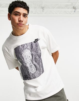 Homme Nike - Zero Gravity - T-shirt oversize à imprimé photo - Blanc