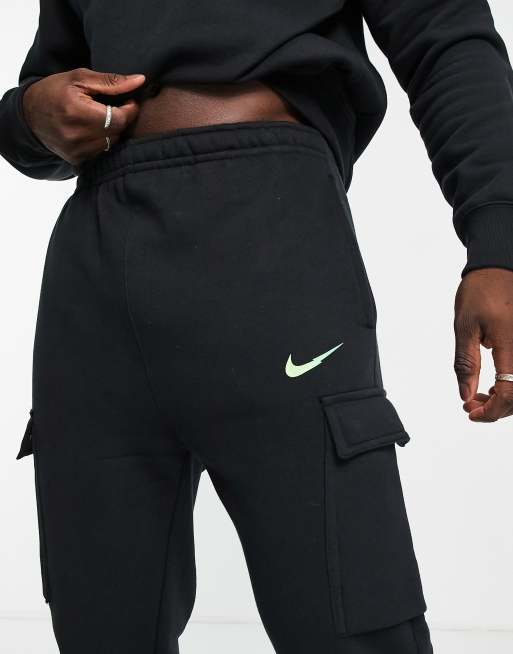 NIKE CLUB CARGO JOGGERS BLACK TROUSERS WOMEN atelieryuwa.ciao.jp