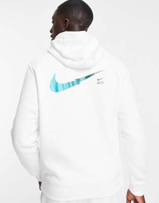 Nike Zig Zag logo fleece hoodie in 