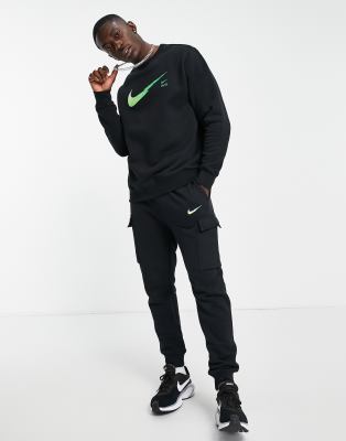 Nike Zig Zag logo fleece sweatshirt in 