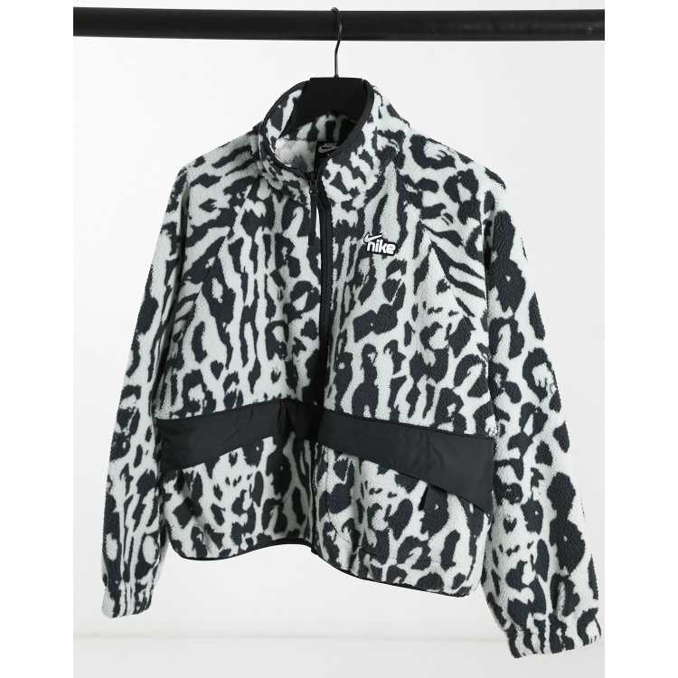 Nike sportswear best sale animal print windbreaker