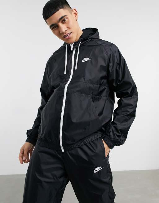 Nike woven tracksuit clearance set in black