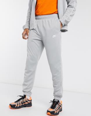nike tracksuit grey and orange