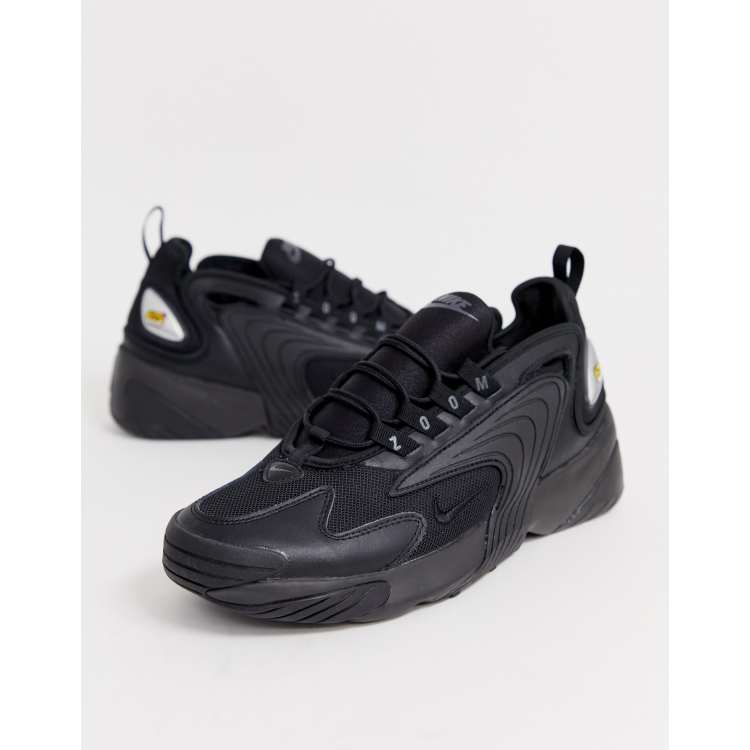 Zoom 2k sneakers hotsell in black and gold