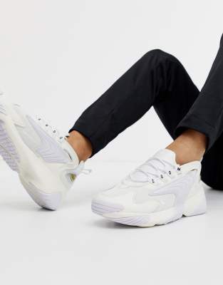 Nike Zoom 2k Sneakers In Triple White Asos