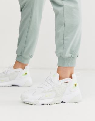 nike zoom 2k sneakers in white