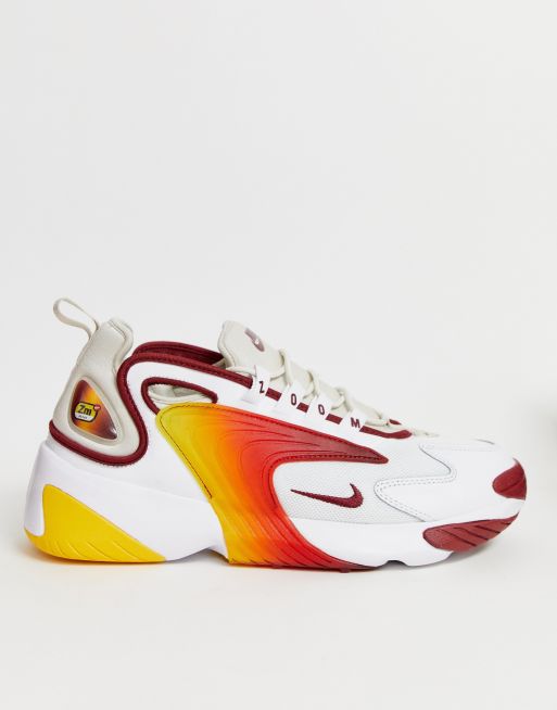 Nike Zoom 2K sneakers in white and red AO0269 103 ASOS