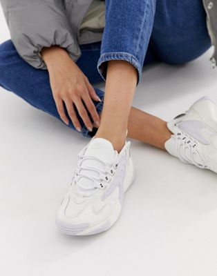 white zoom 2k trainers
