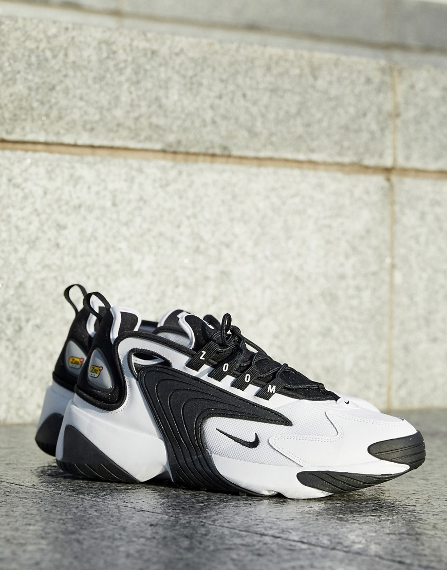 Nike Zoom - 2K - Sneakers nere e bianche-Nero