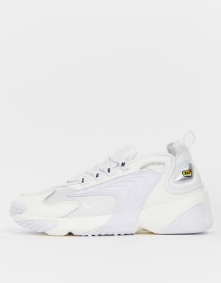 all white nike zoom 2k