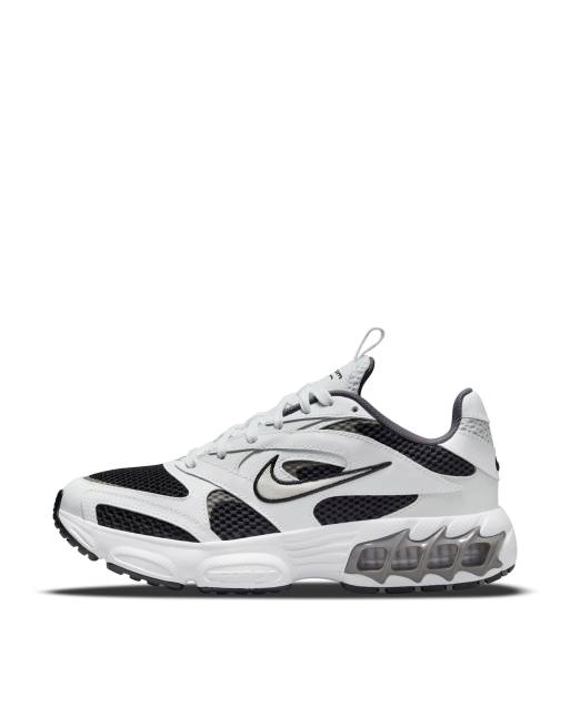 Nike Zoom Air Fire sneakers in black and white