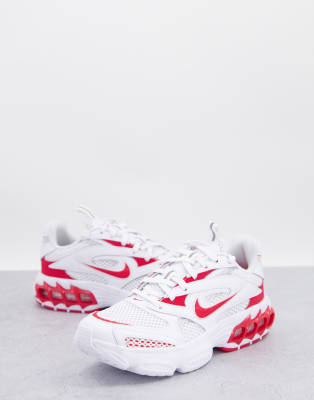 Nike Zoom Air Fire Sneakers In White Synthetic Fibers In White