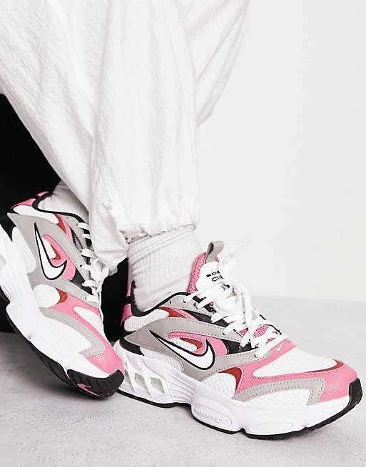 winkel fragment Gedeeltelijk Nike - Zoom Air Fire - Sneakers in wit, stone en woestijn bessenrood | ASOS