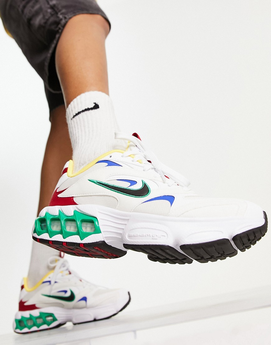 Nike Zoom Air Fire trainers in sail and multi-White