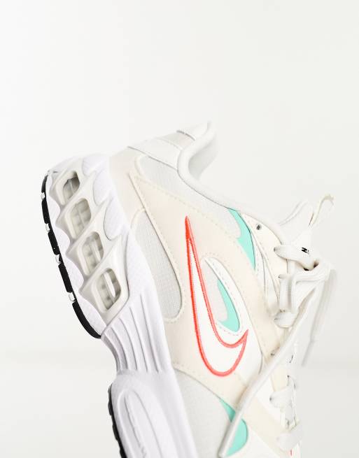 Nike Zoom Air Fire trainers in sail white crimson and emerald ASOS