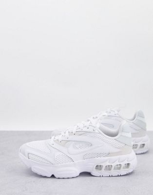 Nike Zoom Air Fire trainers in triple white | ASOS