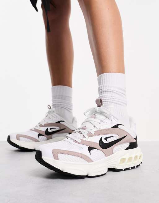 Nike Zoom Air Fire trainers in white and diffused taupe ASOS