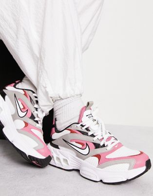 Nike Zoom Air Fire trainers in white, stone and desert berry - ASOS Price Checker