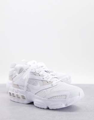 nike zoom air fire trainers in off white and red