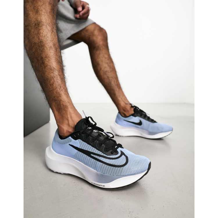 Nike zoom blue outlet and white