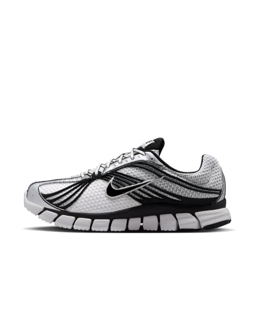 Nike Zoom Skylon 11 baskets blanches, argentées et noires, 3 de 4