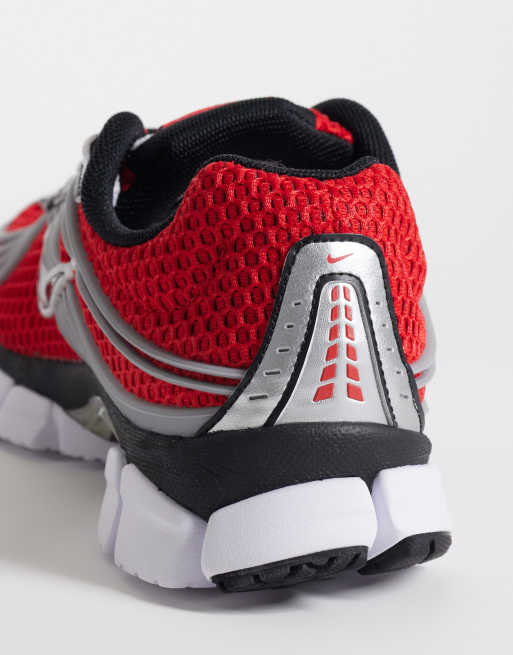Nike Zoom Skylon 11 trainers in red and silver, 3 of 5