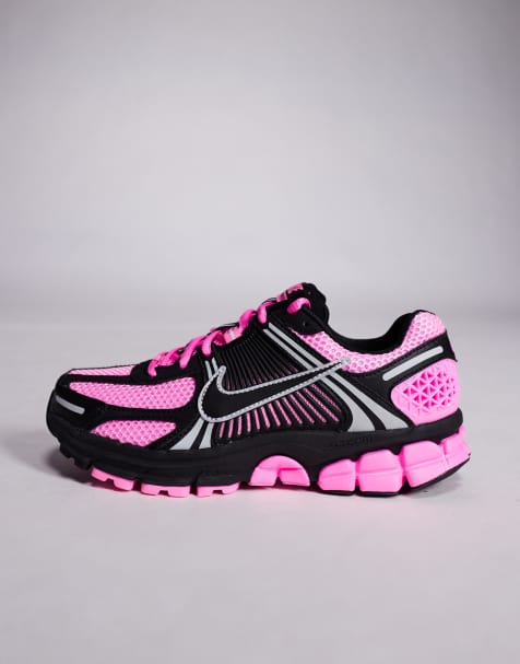 Nike - Zoom Vomero 5 - Baskets - Noir/rose - view 1