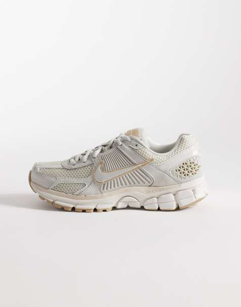 Nike – Zoom Vomero 5 – Beige och naturvita träningsskor - view 1