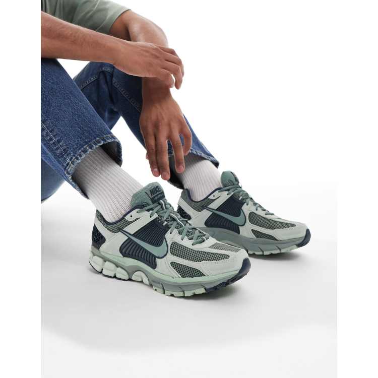 Nike Zoom Vomero 5 Premium sneakers in green | ASOS
