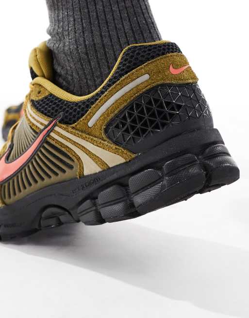 Nike Zoom Vomero 5 Premium sneakers in olive, 4 of 5
