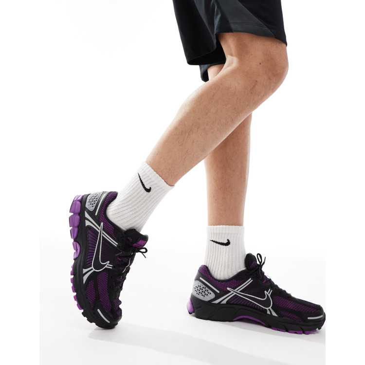 Nike Zoom Vomero 5 sneakers in black and purple | ASOS display picture 2