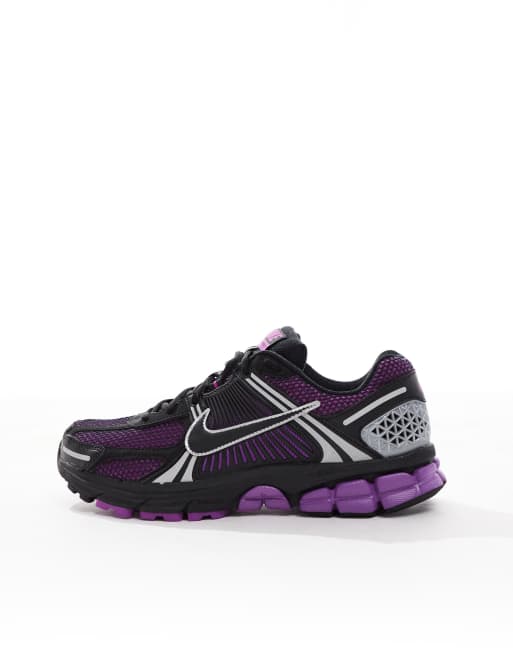 Nike Zoom Vomero 5 sneakers in black and purple, 2 of 5